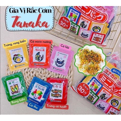 Gia Vị Rắc Cơm Furikake Nhật Bản Cho Bé - 6 Vị Đặc Biệt, 30 Gói Nhỏ, Dinh Dưỡng Và An Toàn Cho Trẻ Em
