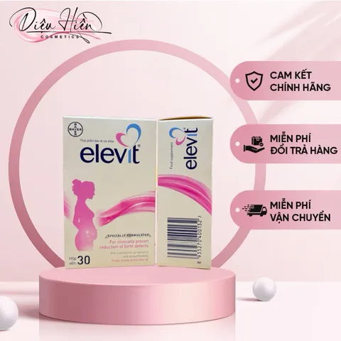 Viên uống Elevit 30 viên bổ sung vitamin và khoáng chất cho mẹ bầu