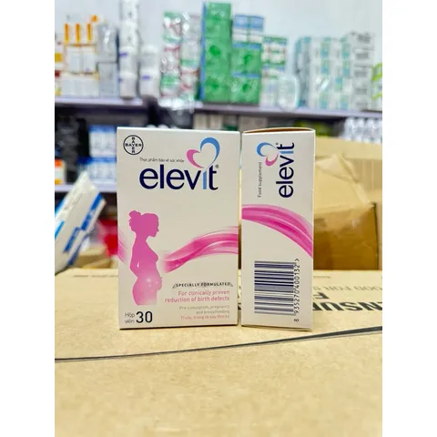 Viên uống Elevit 30 viên bổ sung vitamin và khoáng chất cho mẹ bầu