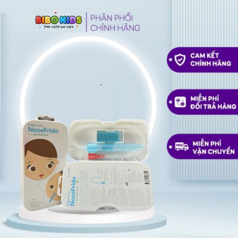 Ống Hút Mũi Nose Frida Thụy Điển - Dụng Cụ Hút Mũi Thông Minh cho Trẻ Em và Người Lớn, Giải Pháp An Toàn và Hiệu Quả