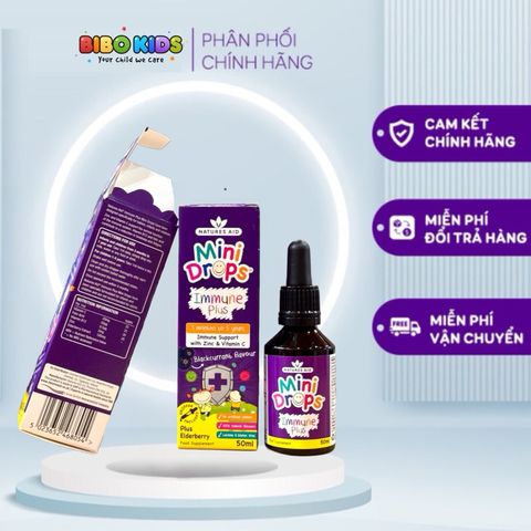 Tăng Cường Đề Kháng Natures Aid Dạng Giọt - Bổ Sung Vitamin C, B12 và Kẽm Cho Trẻ (3th - 5 tuổi) Giúp Tăng Cường Hệ Miễn Dịch