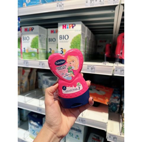 Dầu Gội Xả Buchen Trái Tim 2in1 Cho Bé Từ 1 Tuổi - Giúp Tóc Khỏe Mạnh, Mềm Mượt Và Thơm Mát 250ml