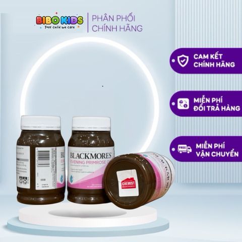 Tinh Dầu Hoa Anh Thảo Blackmore 190 Viên - Thực Phẩm Chức Năng Hỗ Trợ Sức Khỏe Phụ Nữ, Chăm Sóc Làm Đẹp Từ Bên Trong