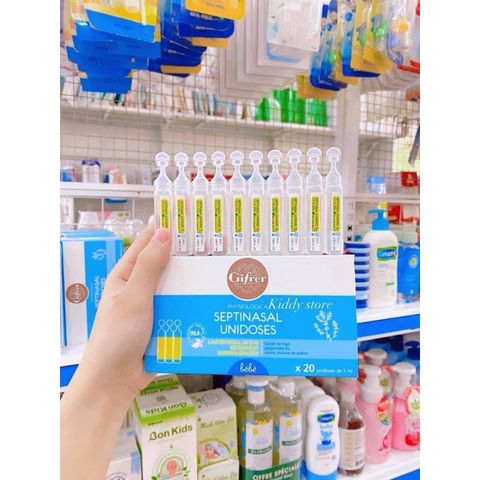 Nước muối vàng Gifrer 20 ống của Pháp