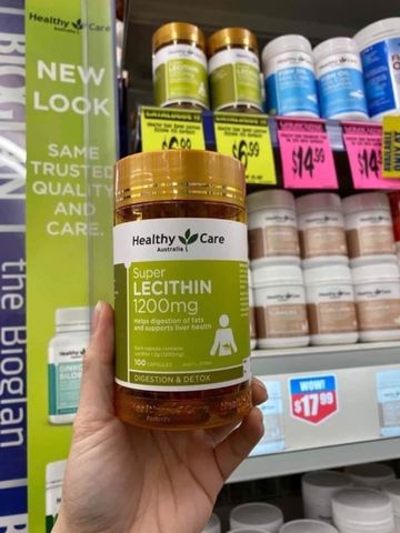 Mầm Đậu Nành Lecithin Healthy Care 1200mg