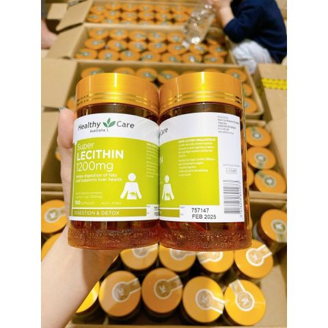 Mầm Đậu Nành Lecithin Healthy Care 1200mg