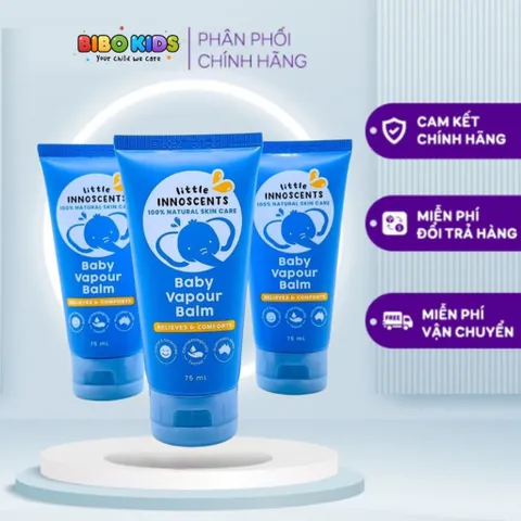 (Mẫu mới) Dầu Bôi Ấm Ngực Organic Little Innoscents Cho Bé