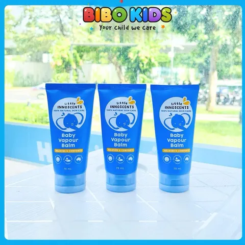 (Mẫu mới) Dầu Bôi Ấm Ngực Organic Little Innoscents Cho Bé