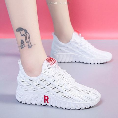 Giày Sneaker Thể Thao Nữ Hàn Quốc Buộc Dây Siêu Nhẹ V254 - Giày Đi Bộ Thời Trang, Phong Cách Năng Đ động, Dành Cho Tất Cả Các Mùa