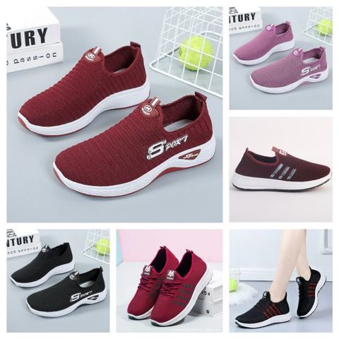 Giày Thể Thao Nữ Dây Buộc Sport 4 Màu Đế 3cm - Giày Đi Bộ, Đánh Bóng Chuyền, Thể Dục Năng Động