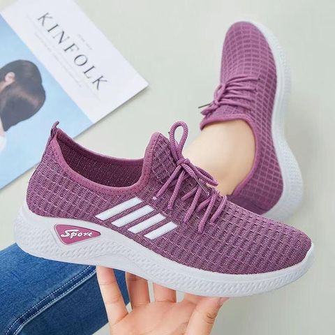 Giày Thể Thao Nữ Dây Buộc Sport 4 Màu Đế 3cm - Giày Đi Bộ, Đánh Bóng Chuyền, Thể Dục Năng Động