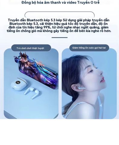 Tai Nghe Không Dây Bluetooth X88 TWS V5.3 Stereo Thể Thao - Âm Thanh HD, Micro Kép, Tương Thích Android iOS