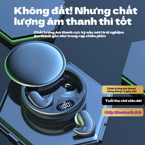 Tai Nghe Bluetooth Y36 TWS Không Dây - Tai Nghe Nhét Tai Chống Ồn, Âm Thanh HiFi, Khả Năng Chống Nước IPX5, Mic HD
