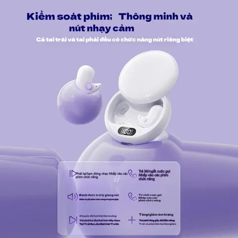 Tai Nghe Bluetooth Y36 TWS Không Dây - Tai Nghe Nhét Tai Chống Ồn, Âm Thanh HiFi, Khả Năng Chống Nước IPX5, Mic HD