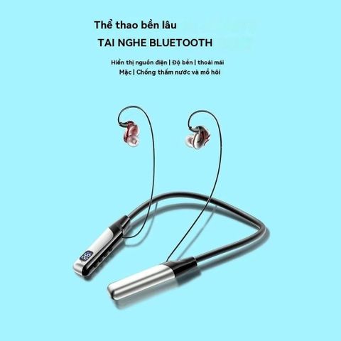Tai Nghe Không Dây Bluetooth H6 HiFi Bass - Chống Ồn, Màn Hình LED, Pin 70 Giờ, Chống Nước IPX5, Tương Thích Thẻ SD