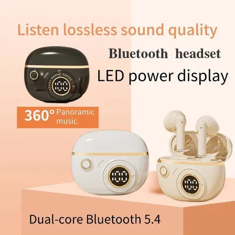 Tai Nghe Không Dây Bluetooth JC99 5.4 TWS Âm Thanh Hifi Thể Thao, Màn Hình LED, Chống Ồn CVC8.0, Sạc Nhanh, Định Dạng Âm Thanh Vòm 8D