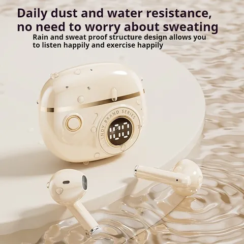 Tai Nghe Không Dây Bluetooth JC99 5.4 TWS Âm Thanh Hifi Thể Thao, Màn Hình LED, Chống Ồn CVC8.0, Sạc Nhanh, Định Dạng Âm Thanh Vòm 8D