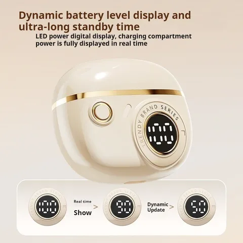 Tai Nghe Không Dây Bluetooth JC99 5.4 TWS Âm Thanh Hifi Thể Thao, Màn Hình LED, Chống Ồn CVC8.0, Sạc Nhanh, Định Dạng Âm Thanh Vòm 8D