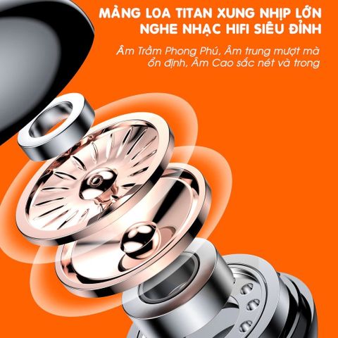 Tai Nghe Bluetooth F05 TWS Không Dây - Âm Thanh Hi-Fi, LED Hiển Thị, Chống Nước, Điều Khiển Cảm Ứng, Pin 300mAh