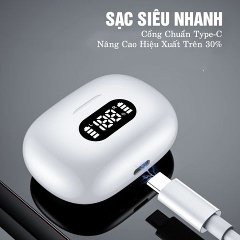 Tai Nghe Bluetooth F05 TWS Không Dây - Âm Thanh Hi-Fi, LED Hiển Thị, Chống Nước, Điều Khiển Cảm Ứng, Pin 300mAh