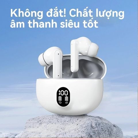 Tai Nghe Bluetooth 5.4 D56 Không Dây Chống Ồn - Tai Nghe Sport Gaming Điều Khiển Cảm Ứng, Âm Thanh Bass Mạnh Mẽ, Thời Gian Sử Dụng 4-8 Giờ