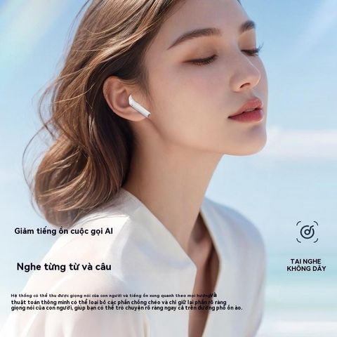 Tai nghe Bluetooth không dây J08 TWS V5.4 - Giảm tiếng ồn CVC8.0, Màn hình LED, Âm thanh Hi-Fi Stereo, Hộp sạc chống nước