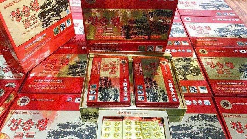 Tinh Dầu Thông Đỏ CheongSongWon Gold Hàn Quốc - Hỗ Trợ Sức Khỏe, 180 Viên - Giảm Cholesterol, Tăng Cường Miễn Dịch