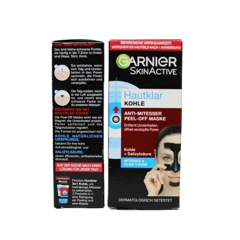 Gel lột mụn đầu đen than tre Garnier Skinactive 50ml - Tinh chất bùn khoáng tự nhiên, se khít lỗ chân lông, sạch mụn hiệu quả.