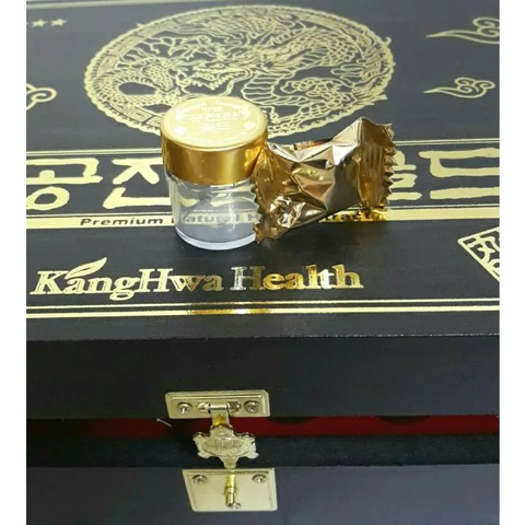 Đông Trùng Hạ Thảo Kanghwa Hàn Quốc - Hộp Gỗ 60 Viên Bổ Dưỡng Tăng Cường Sức Khỏe, Hỗ Trợ Miễn Dịch