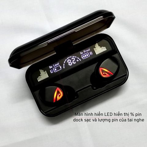 Tai Nghe Không Dây S10 Pro TWS Bluetooth 5.2 - Âm Thanh Hifi, Chống Ồn, Kiêm Sạc Dự Phòng 2200mAh, Chống Nước, Cảm Ứng