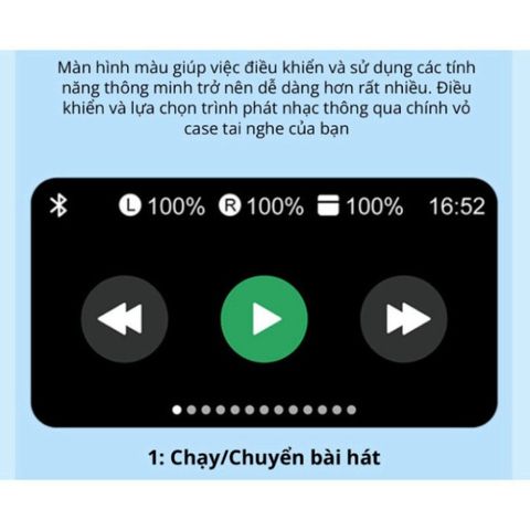 Tai nghe Bluetooth A9 Pro - Chống ồn ANC, Màn hình LED, Kháng nước IPX5, EQ Cân bằng âm thanh, Thiết kế in-ear tiện lợi