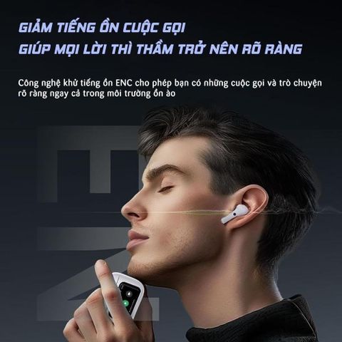 Tai nghe Bluetooth A9 Pro Chống ồn, Kháng nước IPX5 - Tai nghe in-ear Cảm ứng Thông minh với Màn hình LED và Chất lượng Âm thanh Tuyệt vời