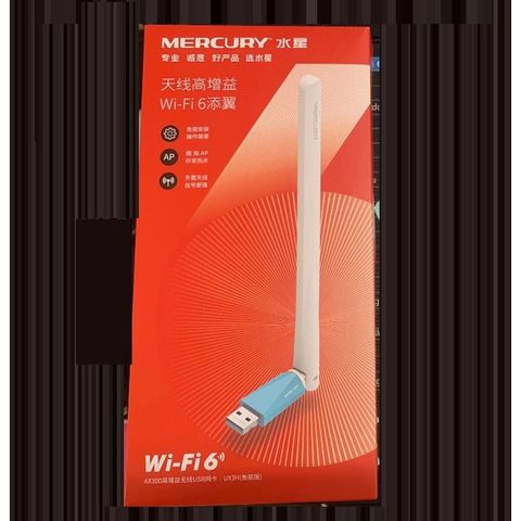 USB Bắt Sóng WIFI 6 Mercury UX3H 150Mbps - Thiết Bị Kết Nối Internet Không Dây Cho Máy Tính Bàn PC