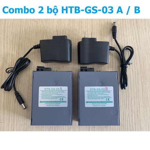 Bộ Chuyển Đổi Quang Điện Mercury HTB-GS-03 A/B & NetLink HTB-3100 A/B 100Mbps 1 Sợi 1 Cổng LAN, Khoảng cách 25km, Kèm Adapter