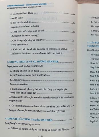 Hướng Dẫn Dẫn Dắt Thỏa Thuận Dàn Xếp Với Người Lao Động - Tài Liệu Pháp Lý Về Thỏa Thuận Chấm Dứt Hợp Đồng Lao Động