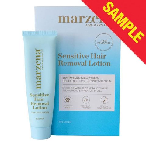 Kem tẩy lông Marzena Sensitive Hair Removal Lotion 30ml sample 240732