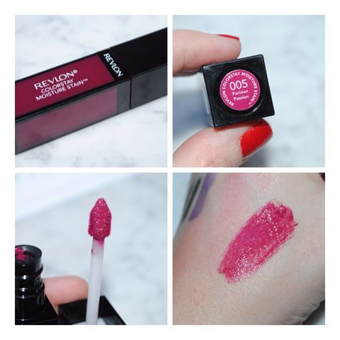 Son môi Revlon ColorStay Moisture Stain 005 Parisian Passion 8ml - Chất son kem nhẹ, bền màu và cấp ẩm cho môi mềm mại