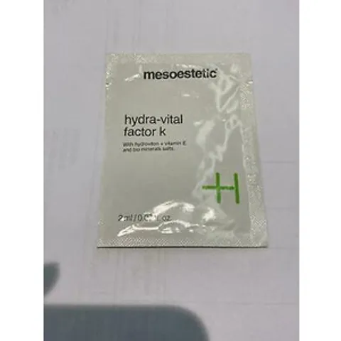 Kem Dưỡng Da Mesoestetic Hydra Vital Factor K 2ml - Giải Pháp Dưỡng Ẩm, Phục Hồi Da, Ngừa Lão Hóa, Sáng Mịn Tự Nhiên