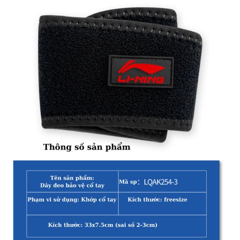 Đai Quấn Bảo Vệ Cổ Tay Lining - Chống Chấn Thương và Bong Gân Khi Tập Gym, Dụng Cụ Thể Thao Chất Lượng Cao AQAH254