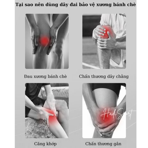 Đai quấn bảo vệ xương bánh chè Li-Ning phiên bản điều áp kép bảo vệ khớp gối mã AQAH256