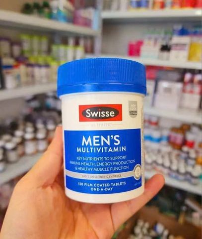 Viên Uống Bổ Sung Vitamin Tổng Hợp Cho Nam - Swisse Men’s Ultivite Multivitamin 60 Viên Hỗ Trợ Sức Khỏe Tinh Thần Và Năng Lượng