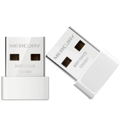 USB Mini Bắt Sóng WIFI 150Mbps Chính Hãng Mercury - Thiết Bị Kết Nối Không Dây Cho Máy Tính Để Bàn PC, Truyền Tín Hiệu Mạnh Mẽ