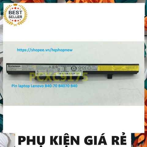 Pin Laptop Lenovo B40-70 B4070 - Hàng Chính Hãng 100% - Bảo Hành Đổi Mới Trong Thời Gian Bảo Hành - Thiết Bị Phụ Kiện Giá Rẻ