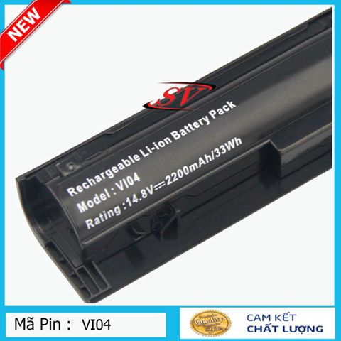 Pin Laptop HP ProBook VI04 - Thay thế cho 440, 445, 450, 455 G2 Series - Hàng mới 100%, Bảo hành 9 tháng, Dung lượng 2400mAh-3000mAh