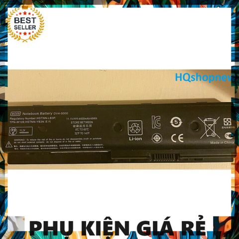 Pin Laptop HP DV4 DV6 DV7 - Thay Thế Pin Chính Hãng, Phụ Kiện Giá Rẻ cho Laptop HP DV4-5000 DV6-7000 DV7-7000 MO06 MO09