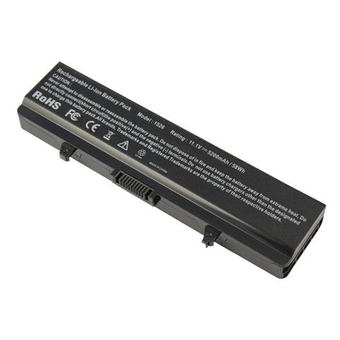 Pin Laptop Dell Inspiron 1525 1526 1440 1545 1546 1750 - Thay Thế 6 Cell 4400mAh-5200mAh, Bảo Hành 09 Tháng, Đen Chính Hãng