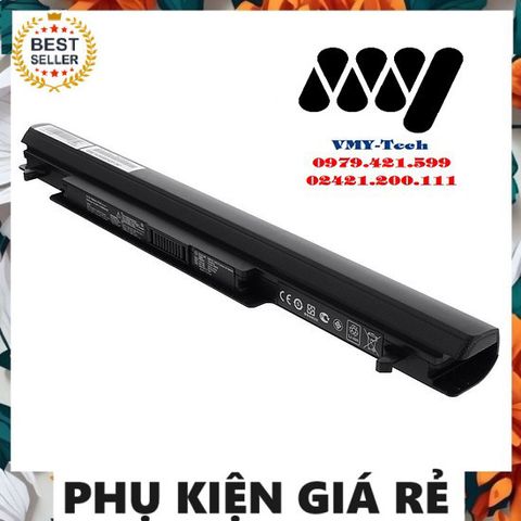 Pin Laptop Asus R550 R550C R550CA R550CM - Pin Li-ion 4 Cell 2600mAh Đen, Bảo Hành 9 Tháng, Phụ Kiện Giá Rẻ Chất Lượng Cao