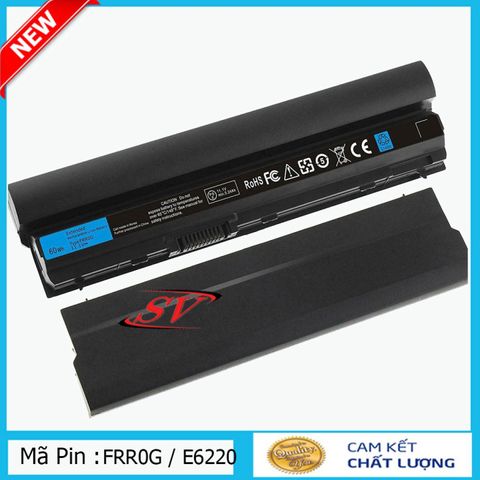 Pin Laptop DELL E6220 E6230 E6320 E6330 E5220 4400-5200mAh - Pin Thay Thế Chất Lượng Cao, Bảo Hành 9 Tháng