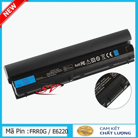 Pin Laptop DELL E6220 E6230 E6320 E6330 E5220 4400-5200mAh - Pin Thay Thế Chất Lượng Cao, Bảo Hành 9 Tháng