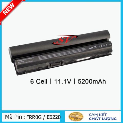 Pin Laptop DELL E6220 E6230 E6320 E6330 E5220 4400-5200mAh - Pin Thay Thế Chất Lượng Cao, Bảo Hành 9 Tháng